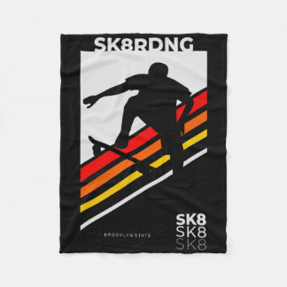 Skate eller dö fleecefilt