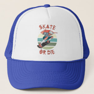 Skate eller dö Skateboarder Pojke Keps