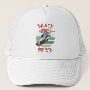 Skate eller dö Skateboardpojke Keps