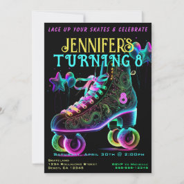 Skate Födelsedagsfest inbjudan