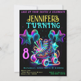 Skate Födelsedagsfest inbjudan