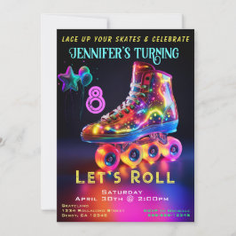 Skate Födelsedagsfest inbjudan
