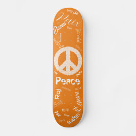Skate for Peace Mini Skateboard Bräda 18,5 Cm