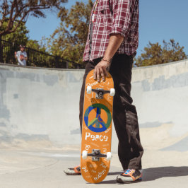 Skate for Peace Mini Skateboard Bräda 18,5 Cm