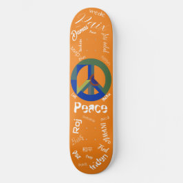 Skate for Peace Mini Skateboard Bräda 18,5 Cm