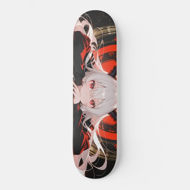 Skate garota de anime mini skateboard bräda 18,5 cm (Framsida)