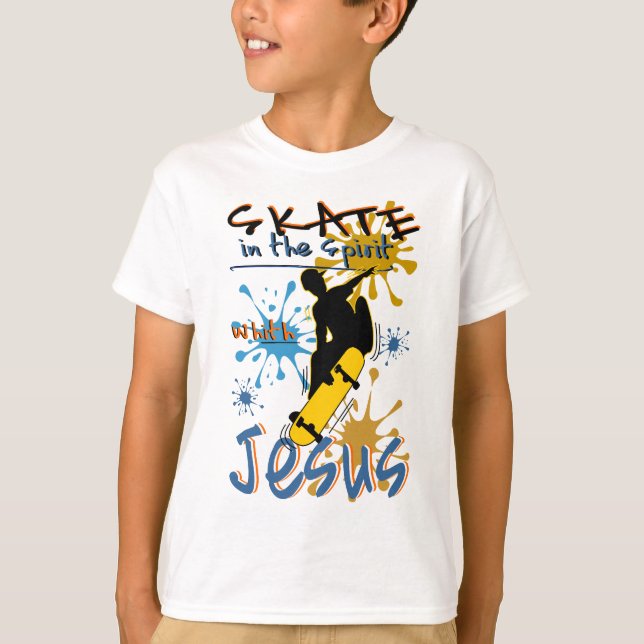 Skate in the Spirit Tee Shirt (Framsida)