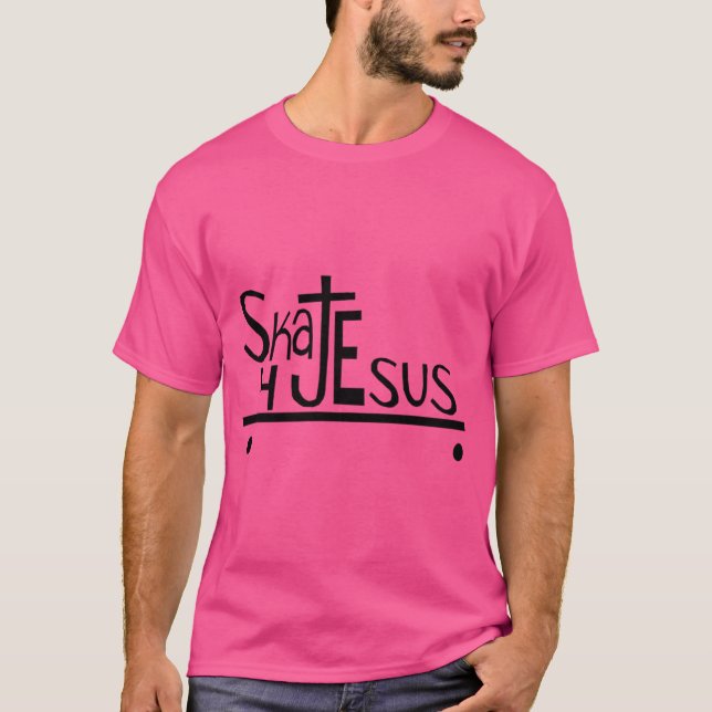 Skate Jesus T Shirt (Framsida)