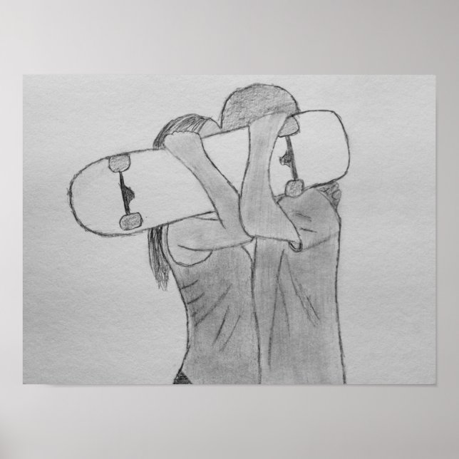 Skate Kärlek Poster (Framsidan)