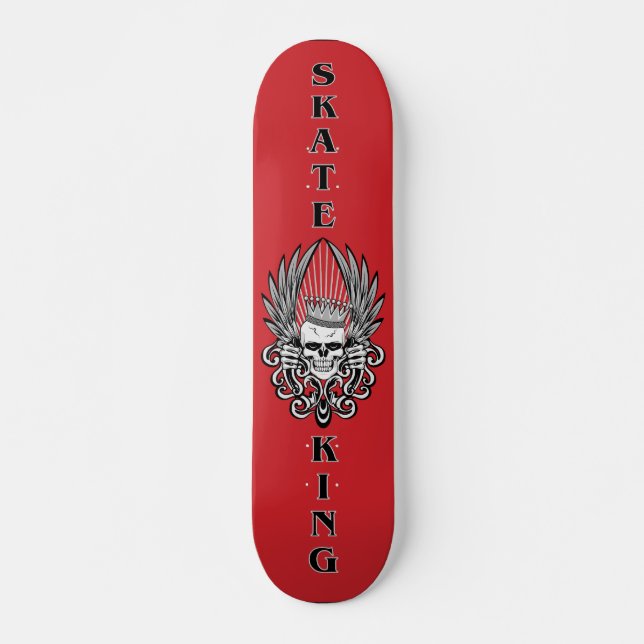 Skate Kung Skateboard Bräda 20,5 Cm (Framsida)