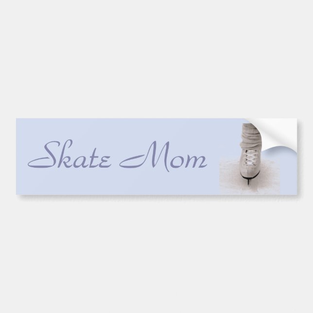 "Skate Mamma" Bumper Sticker Bildekal (Framsidan)