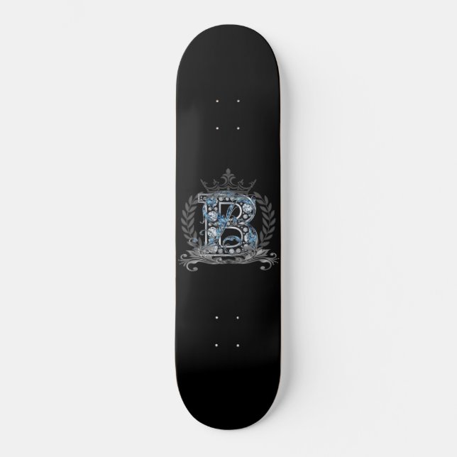Skate miljonär böjd  mini skateboard bräda 18,5 cm (Framsida)