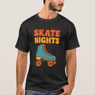 Skate Nätter - Rullskridskoåkning T Shirt