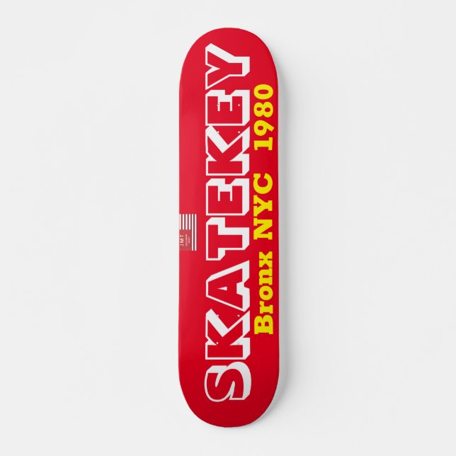 SKATE NYCKEL Skateboard, 7¾" Däck Mini Skateboard Bräda 18,5 Cm (Framsida)