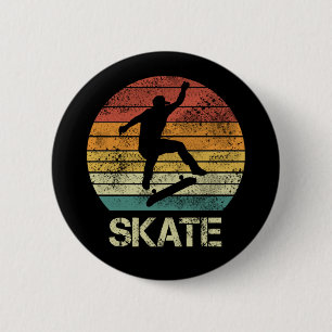 Skate Olli vintage design för skater Knapp