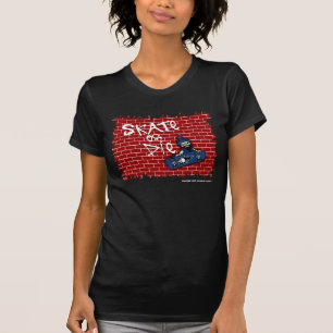 Skate or Die Ladies Twofer Sheer (Passform) Tröja