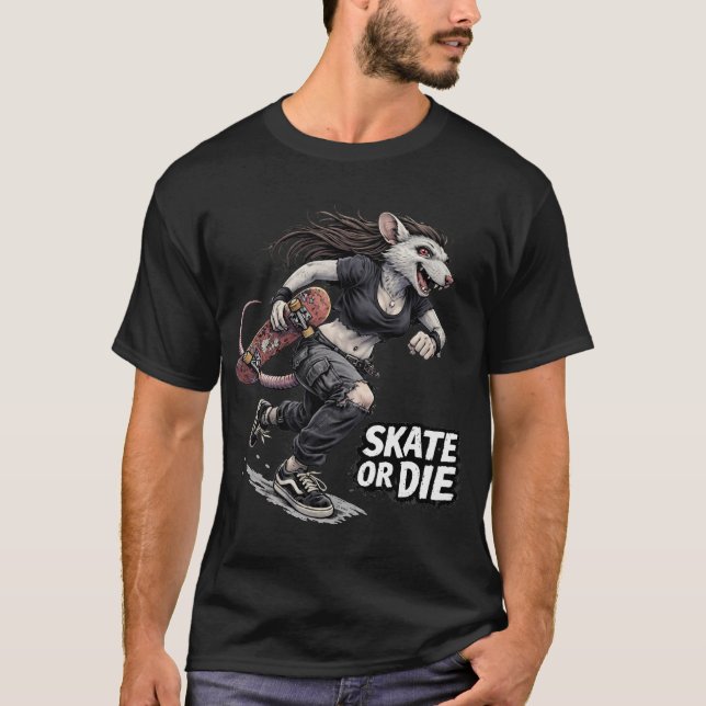 Skate Or Die T Shirt (Framsida)