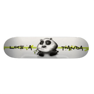 Skate Panda Old School Skateboard Bräda 18 Cm