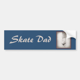 "Skate Pappa" Bumper Sticker Bildekal