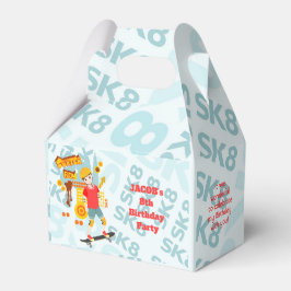 Skate Park Roligt Boy Födelsedagsfest Presentaskar