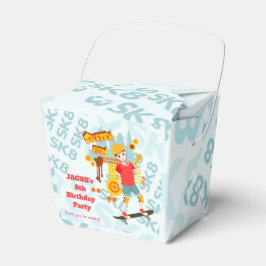 Skate Park Roligt Boy Födelsedagsfest Presentaskar