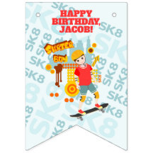 Skate Park Roligt Boy Födelsedagsfest