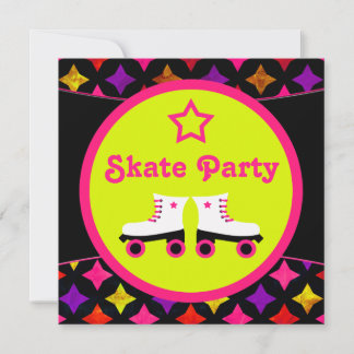 Skate Party Inbjudningar