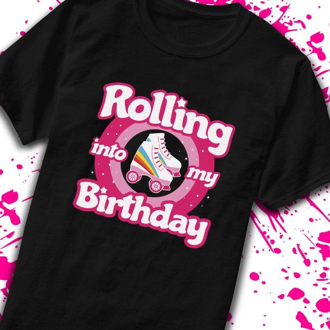 Skate Party - Roller Rink Roller Skating Birthday T Shirt (Skapare uppladdad)