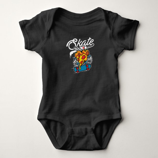Skate Pizza T Shirt (Framsida)
