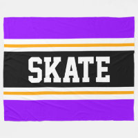 SKATE Roligt Wide Bright Lila Black Tävla Rand