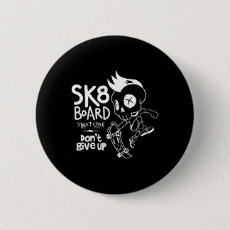 Skate Skateboard Funny Sk8 Skateboarding Skater Ol Knapp