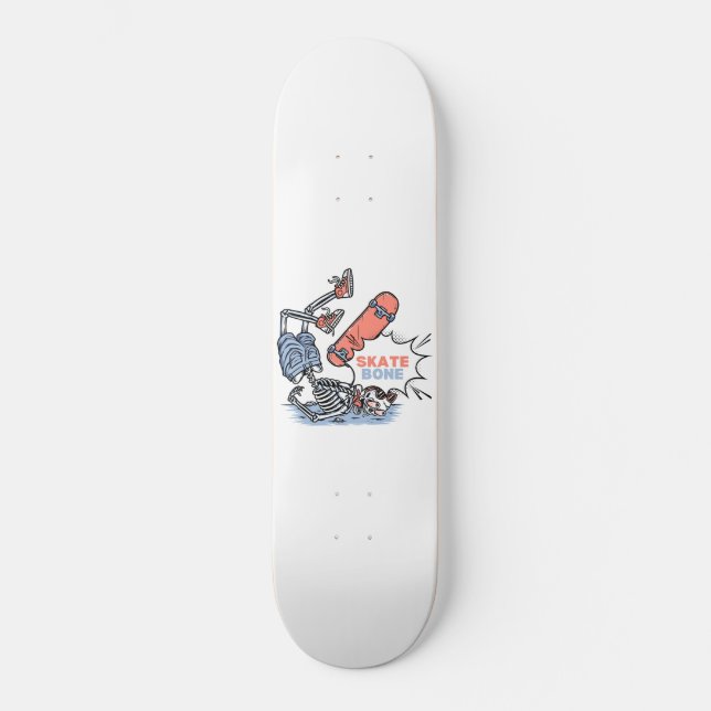 Skate skelett mini skateboard bräda 18,5 cm (Framsida)