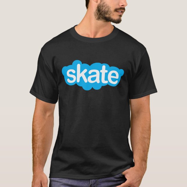 Skate/Skype T-Shirt (Framsida)