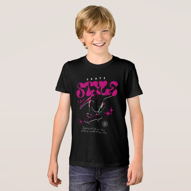 Skate Style Gatukonst T Shirt (Framsida Full)
