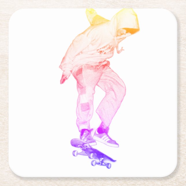 SKATE UNDERLÄGG PAPPER KVADRAT (Framsidan)