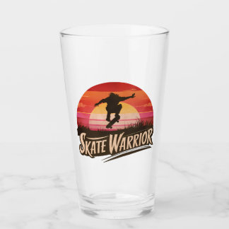 Skate warrior - rétro sunset vintage glaskopp