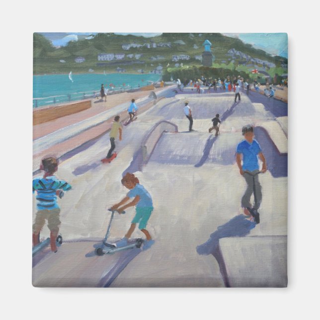 Skateboaders Teignmouth 2012 Magnet (Framsidan)