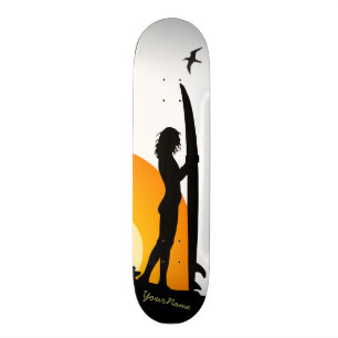 skateboard 2 för strand för bräda 21,5 cm