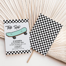 Skateboard 2 Rad 2ND-födelsedag