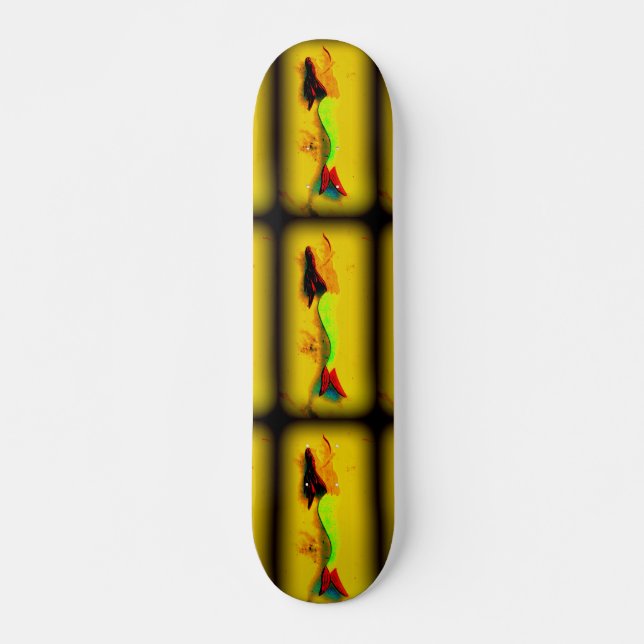Skateboard 3 sjöjungfru (Framsida)