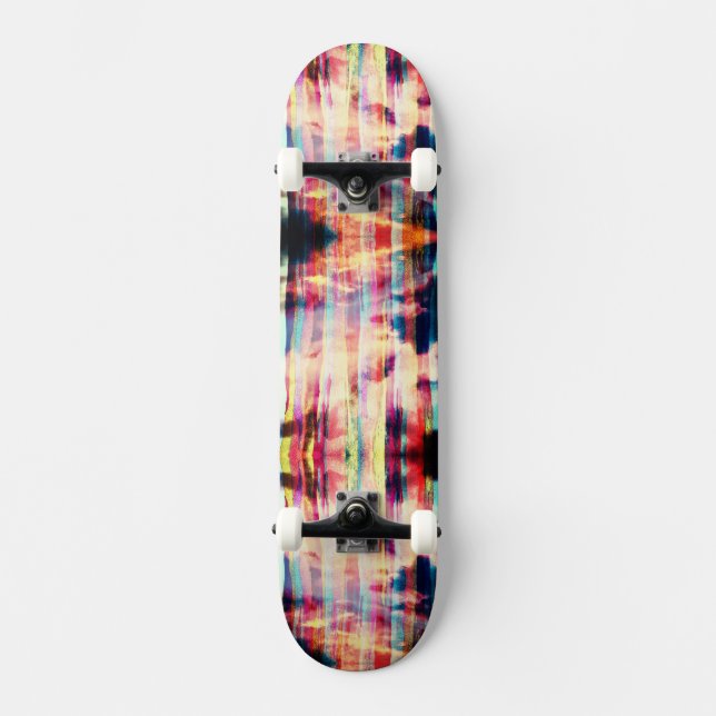 Skateboard 3D Neon Rand Himlar (Framsida)