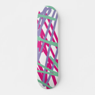 Skateboard 80 vintage stänk medley art