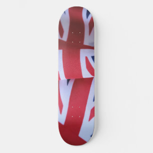skateboard 8-1/2 för två brittisk flaggor ", bräda 19,5 cm