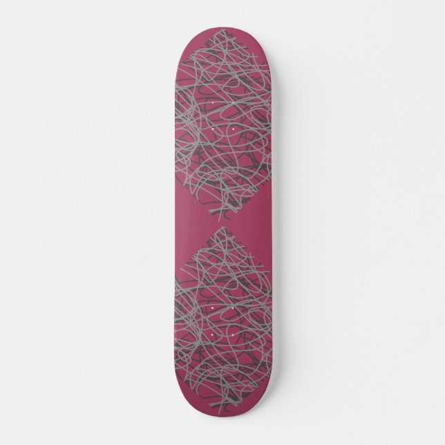 Skateboard, abstrakt design mini skateboard bräda 18,5 cm (Framsida)