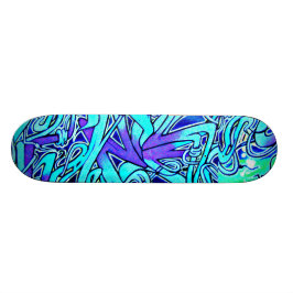 Skateboard-Abstrakt/diverse Konst-Grafitti galleri Skateboard Bräda 20 Cm