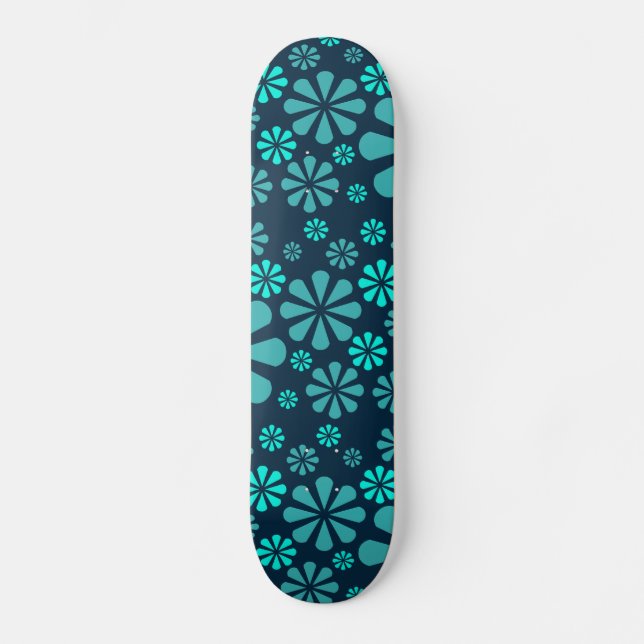 Skateboard abstrakt Flowers (Framsida)