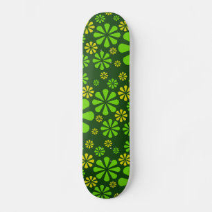 Skateboard abstrakt Flowers Bräda 20 Cm