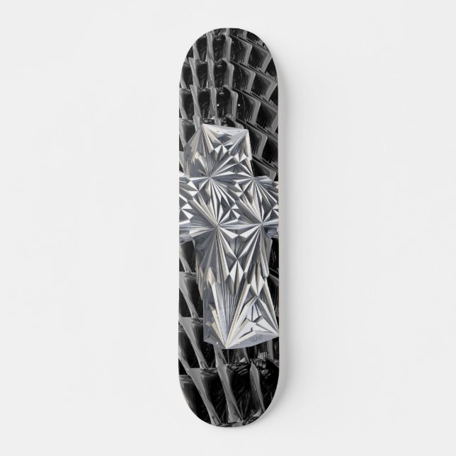 Skateboard abstrakt kor bräda 21,5 cm (Framsida)