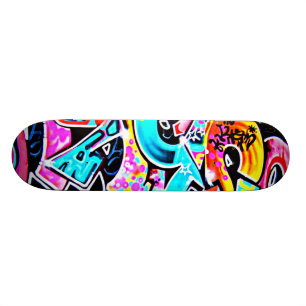 Skateboard-Abstrakt/Misc Konstarbeten-Graffiti Gal Skateboard Bräda 19,5 Cm