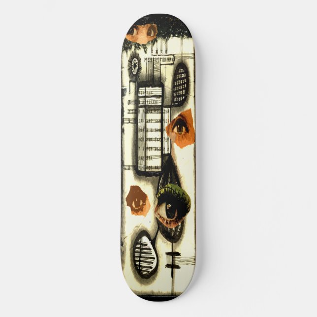 Skateboard abstrakt Öga (Framsida)